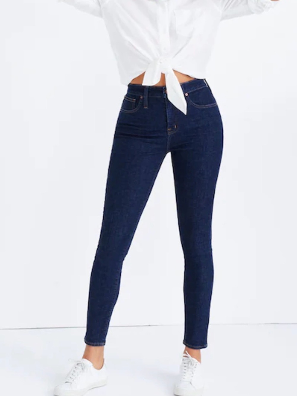 Madewell Curvy High-Rise Skinny Jeans in Lucille Wash - #280